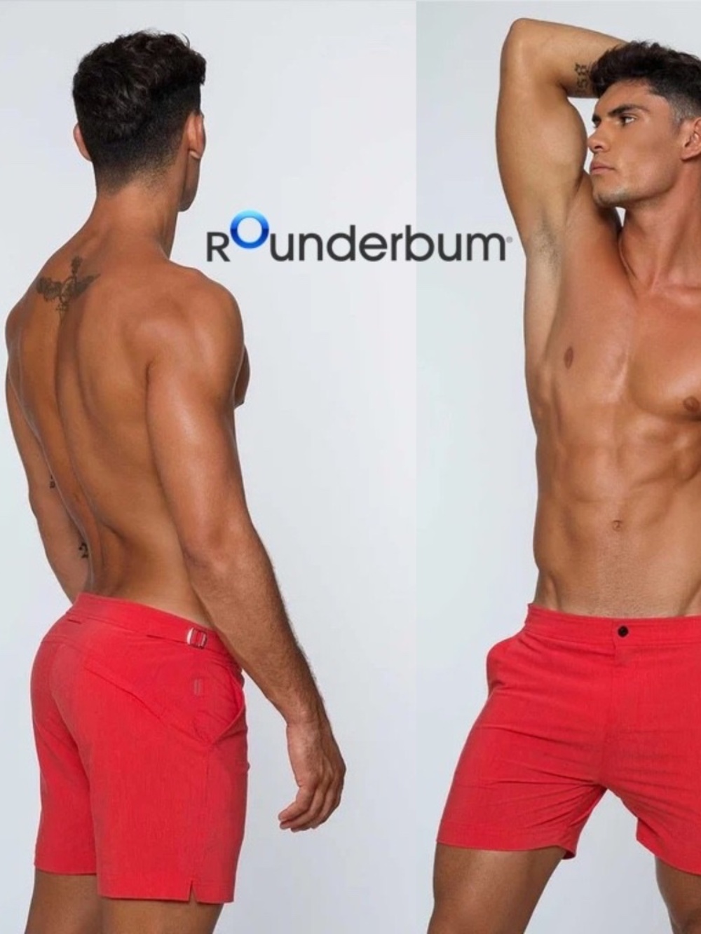 Rounderbum H2O Padded Rear Swim Trunks  Large runs small  32-34" waist  NO PADS